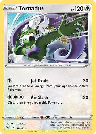 Tornadus 142/185 - SWSH04 Vivid Voltage Reverse Holofoil