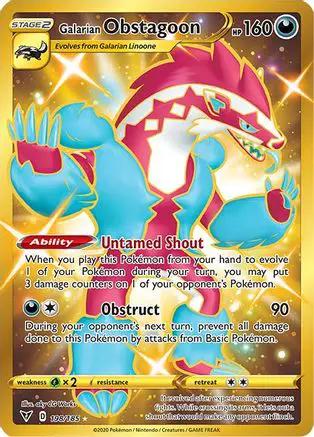 Galarian Obstagoon (Secret) 198/185 - SWSH04 Vivid Voltage Holofoil