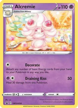 Alcremie SWSH058/307 - SWSH Sword & Shield Promo Cards Holofoil