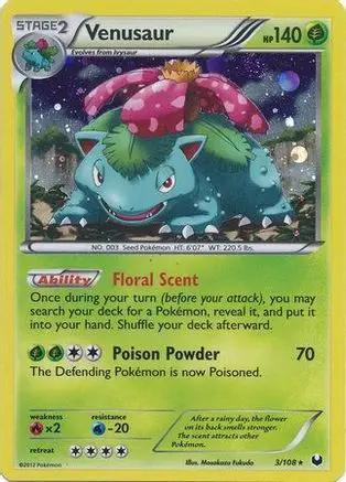 Venusaur (Cosmos Holo) 003/108 - Blister Exclusives Holofoil