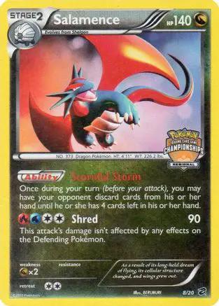 Salamence 008/20 - League & Championship Cards - Reverse Holofoil