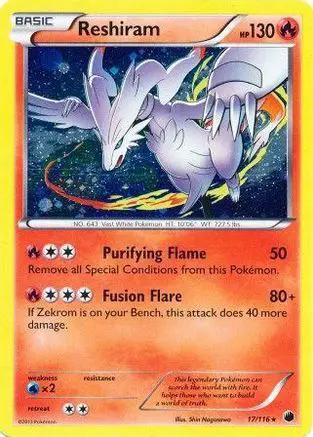 Reshiram (Cosmos Holo) 017/116 - Miscellaneous Cards & Products Holofoil