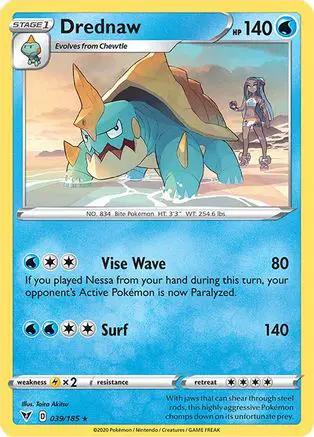 Drednaw (Cracked Ice Holo) 039/185 - Deck Exclusives Holofoil