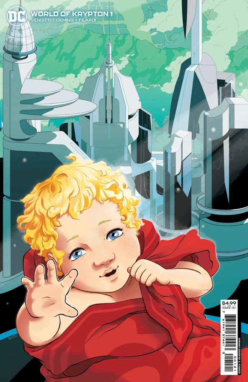 World Of Krypton #1 (Of 6) B A Damico Card Stock Variant Superman (12/07/2021) Dc