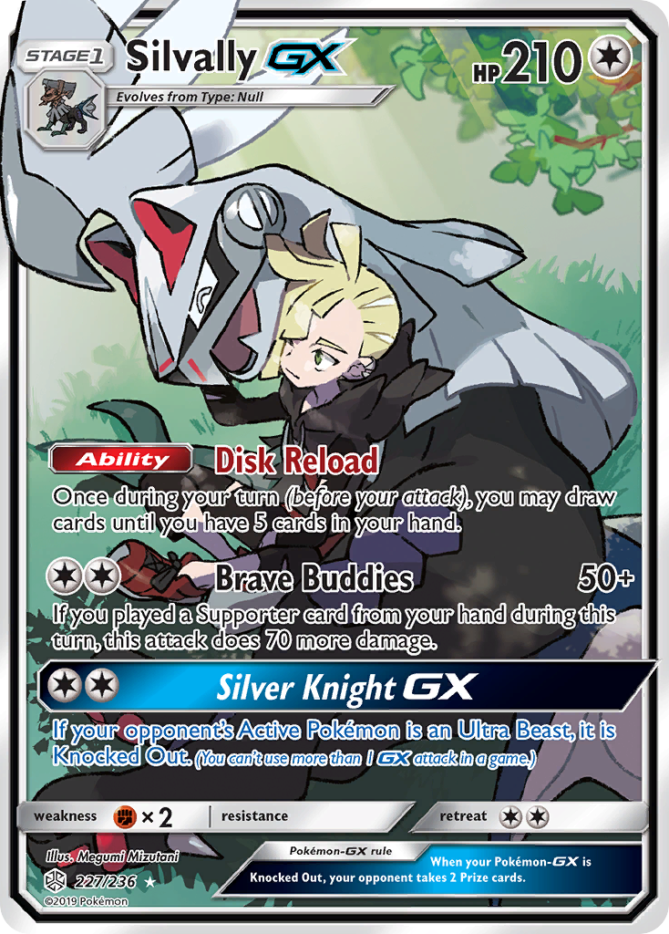 Silvally GX (Full Art) 227/236 - SM  Cosmic Eclipse Holofoil