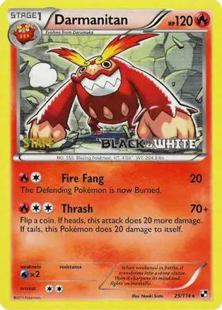 Darmanitan (Prerelease) [Staff] 025/114 - Black and White Promos Holofoil
