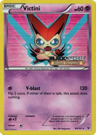 Victini 043/101 - Black and White Promos - Holofoil