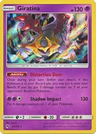 Giratina (Cosmos Holo) 097/214 - Blister Exclusives Holofoil
