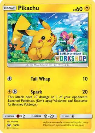 Pikachu (Build-A-Bear Workshop Exclusive) SM86 - Miscellaneous Cards & Products