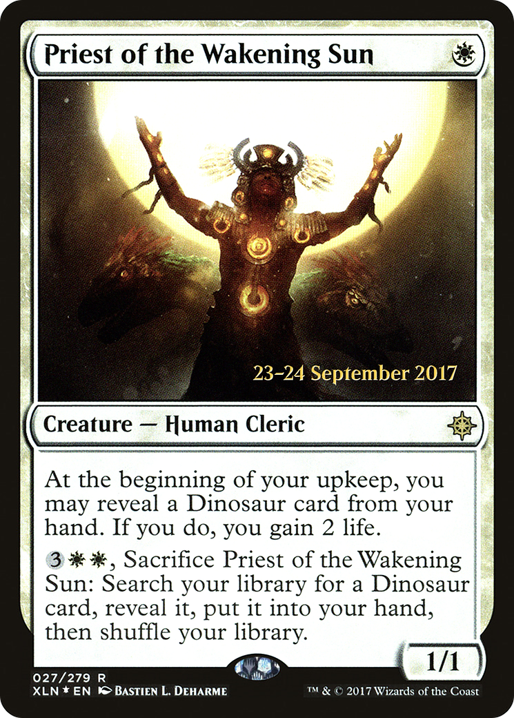 Priest of the Wakening Sun (PRE-27S) - Ixalan Promos Foil
