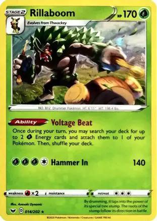Rillaboom (Cosmos Holo) 014/202 - Miscellaneous Cards & Products Holofoil