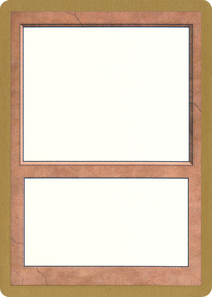 Blank Card (WCD-) - World Championship Decks 2000