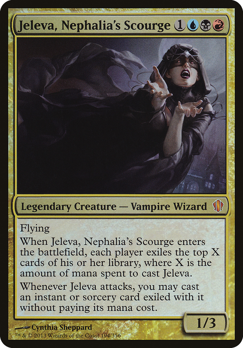 Jeleva, Nephalia's Scourge (OVER-194) - Commander 2013 Oversized Foil