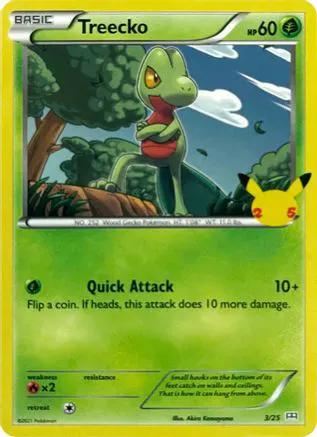Treecko 003/25 - McDonalds 25th Anniversary Promos