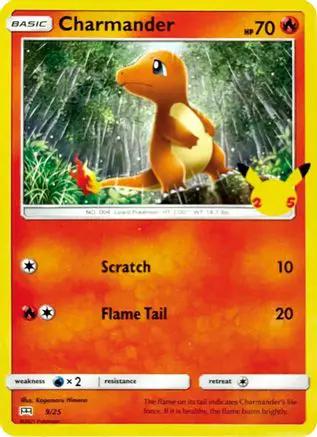 Charmander 009/25 - McDonalds 25th Anniversary Promos