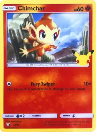 Chimchar 012/25 - McDonalds 25th Anniversary Promos