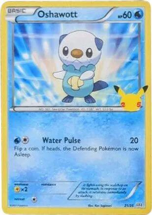 Oshawott 021/25 - McDonalds 25th Anniversary Promos