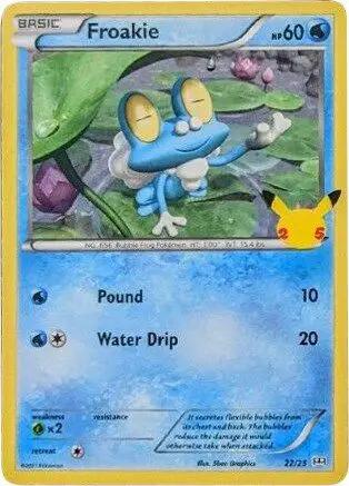 Froakie 022/25 - McDonalds 25th Anniversary Promos Holofoil