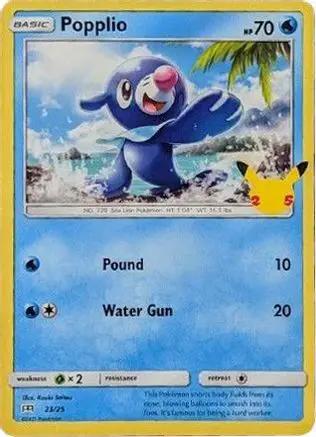 Popplio 023/25 - McDonalds 25th Anniversary Promos