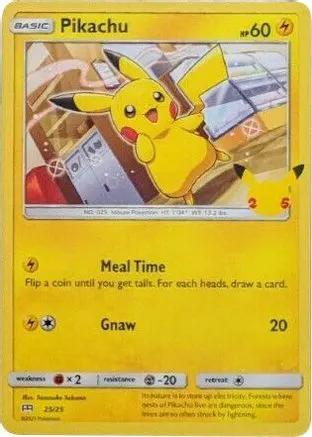 Pikachu 025/25 - McDonalds 25th Anniversary Promos