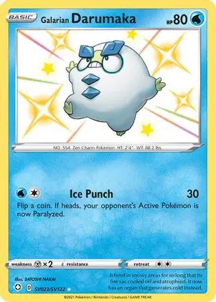 Galarian Darumaka SV023/SV122 - Shining Fates Shiny Vault Holofoil