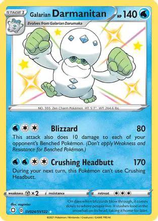 Galarian Darmanitan SV024/SV122 - Shining Fates Shiny Vault Holofoil