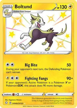 Boltund SV040/SV122 - Shining Fates Shiny Vault Holofoil