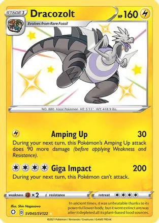Dracozolt SV045/SV122 - Shining Fates Shiny Vault Holofoil