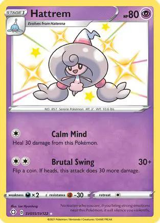Hattrem SV055/SV122 - Shining Fates Shiny Vault Holofoil