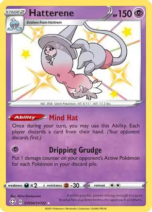 Hatterene SV056/SV122 - Shining Fates Shiny Vault Holofoil
