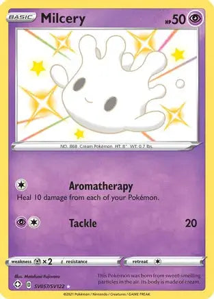 Pokemon: Milcery Shining Fates SV057/SV122 - Near Mint