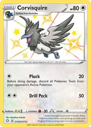 Corvisquire SV102/SV122 - Shining Fates Shiny Vault Holofoil