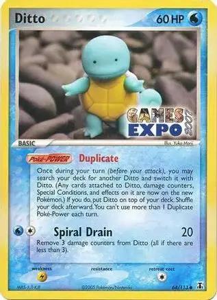 Ditto (Squirtle) (Games Expo 2007) 064/113 - Miscellaneous Cards & Products