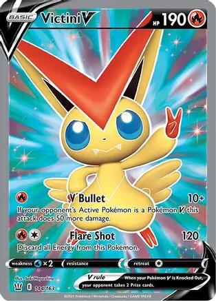 Victini V (Full Art) 144/163 - SWSH05 Battle Styles Holofoil
