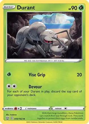 Durant 010/163 - SWSH05 Battle Styles Reverse Holofoil