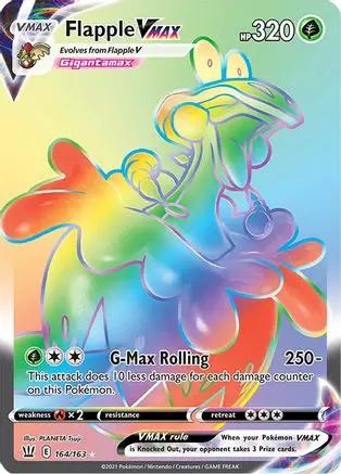 Flapple VMAX (Secret) 164/163 - SWSH05 Battle Styles Holofoil