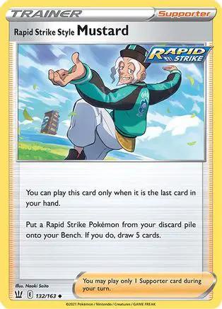 Rapid Strike Style Mustard 132/163 - SWSH05 Battle Styles