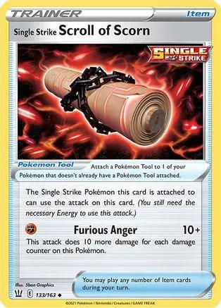 Single Strike Scroll of Scorn 133/163 - SWSH05 Battle Styles