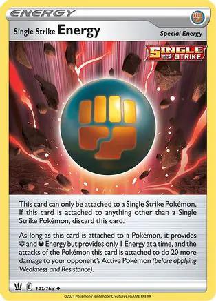Single Strike Energy 141/163 - SWSH05 Battle Styles