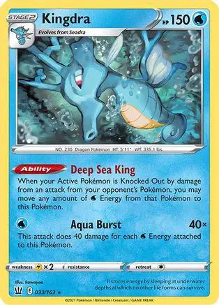 Kingdra 033/163 - SWSH05 Battle Styles Reverse Holofoil