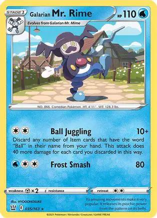 Galarian Mr. Rime 035/163 - SWSH05 Battle Styles