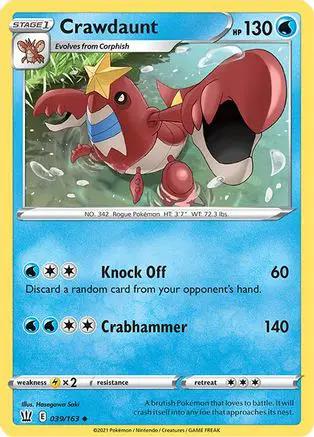 Crawdaunt 039/163 - SWSH05 Battle Styles
