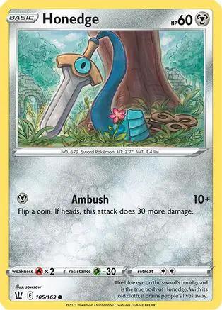 Honedge 105/163 - SWSH05 Battle Styles