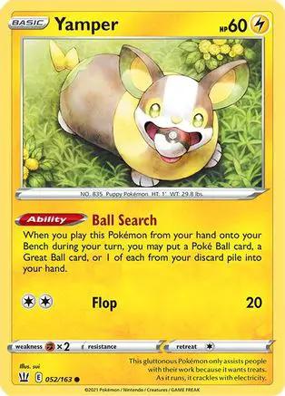 Yamper 052/163 - SWSH05 Battle Styles