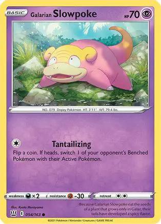 Galarian Slowpoke 054/163 - SWSH05 Battle Styles Reverse Holofoil
