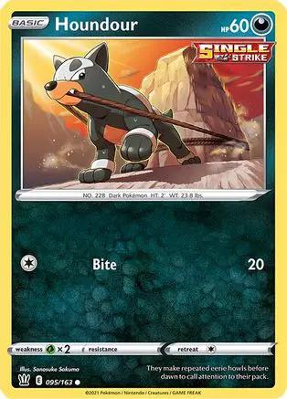 Houndour 095/163 - SWSH05 Battle Styles Reverse Holofoil