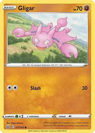 Gligar 071/163 - SWSH05 Battle Styles Reverse Holofoil