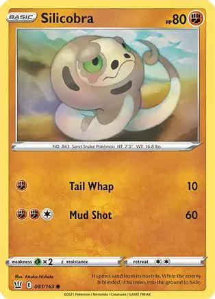 Silicobra 081/163 - SWSH05 Battle Styles Reverse Holofoil