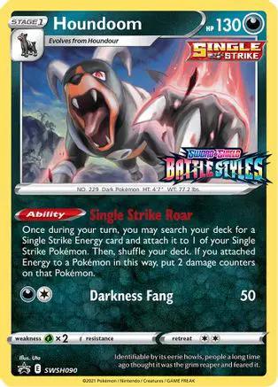 Houndoom (Prerelease) SWSH090/307 - SWSH Sword & Shield Promo Cards Holofoil