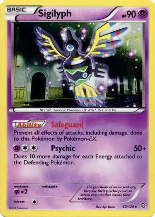 Sigilyph (Cosmos Holo) 052/124 - Blister Exclusives Holofoil